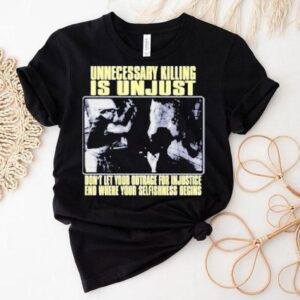 Stop The Violence Injustice Ends Where Compassion Begins T-shirt