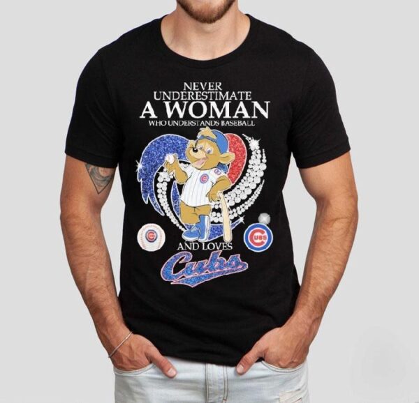 Strong women who know baseball and adore the Cubs deserve this awesome t-shirt