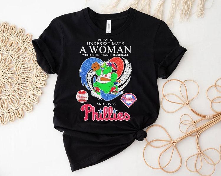 Strong women who know baseball and adore the Phillies mascot deserve this awesome tshirt 4 Strong Women Who Know Baseball And Adore The Phillies Mascot Deserve This Awesome T Tshirt