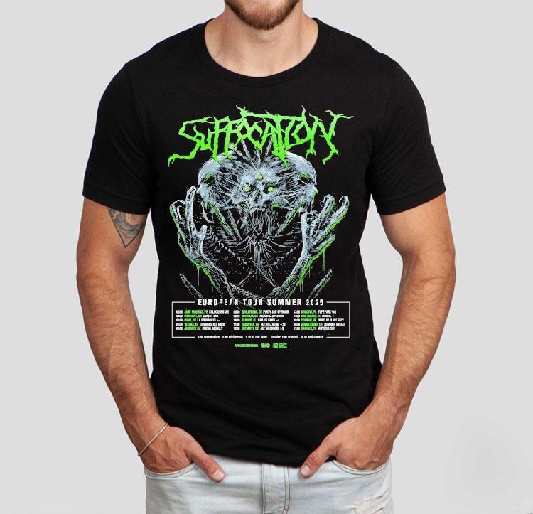 Suffocation kicks off their 2025 Europe journey in France this August t-shirt 4 Suffocation Kicks Off Their Europe Journey In France This August Tshirt