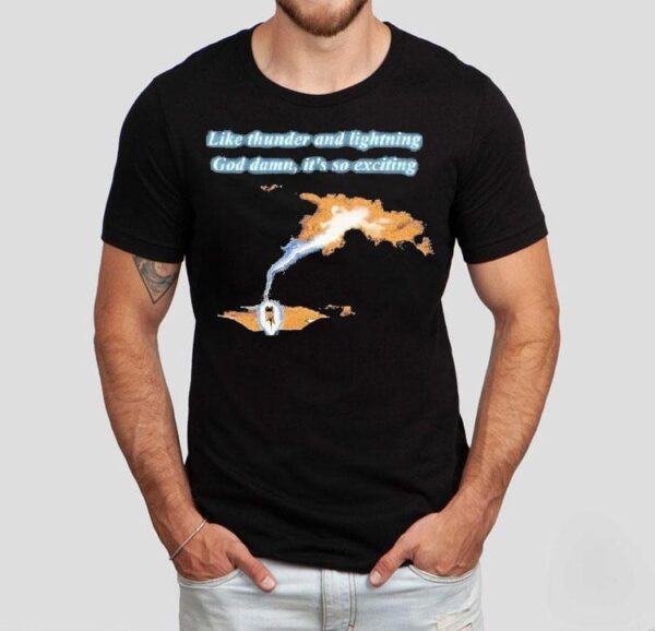 Thin Lizzy Rocks With Thunderous Energy On This Epic T-Shirt