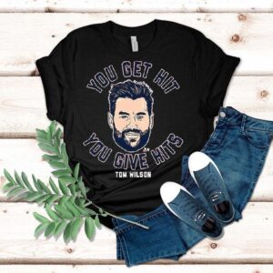 Tom Wilson tough hockey player design tshirt