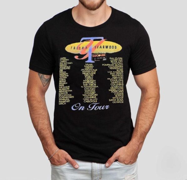 Trisha Yearwood vintage tour style tshirt