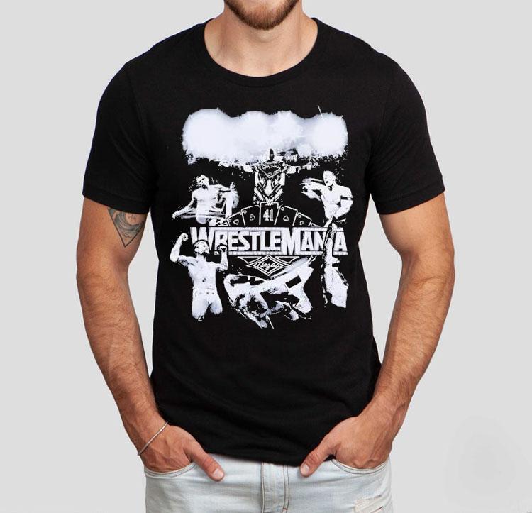 Vintage 2025 Wrestlemania Vegas event t-shirt 4 Vintage Wrestlemania Vegas Event Tshirt
