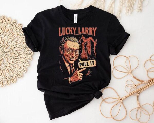 Vintage Lucky Larry Retro Design Tshirt