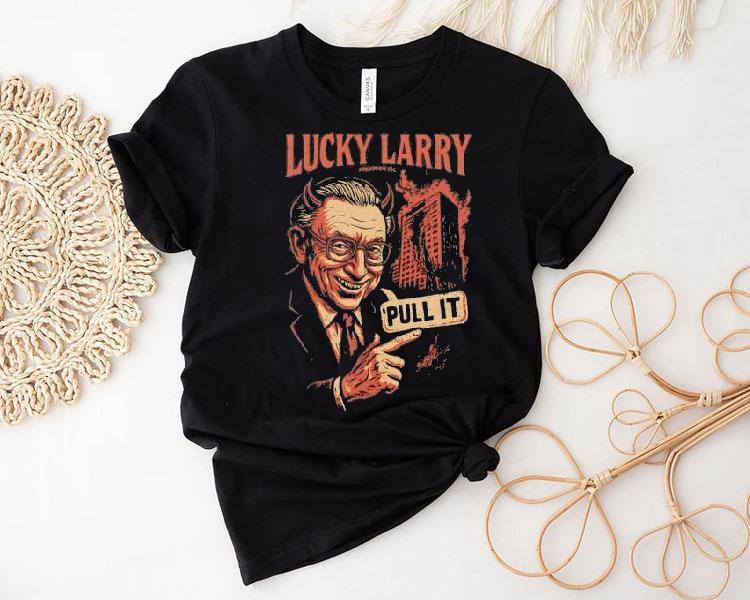Vintage Lucky Larry Retro Design Tshirt 4 Vintage Lucky Larry Retro Design T Tshirt