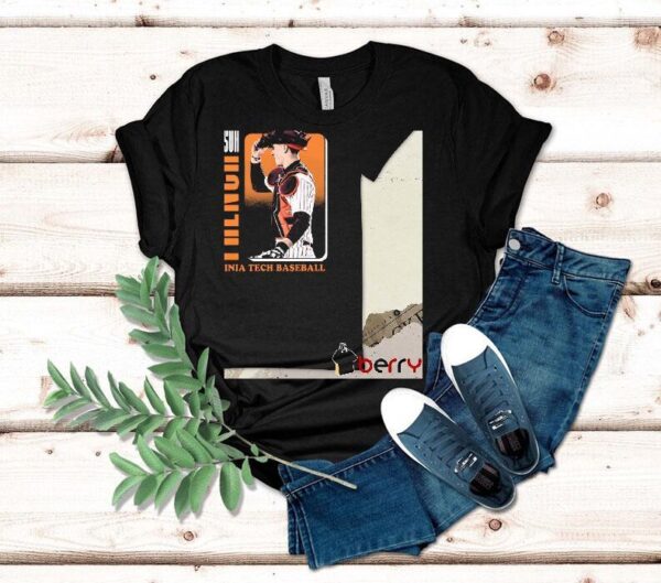 Virginia Tech Hokies baseball fan gear with Anderson French design t-shirt