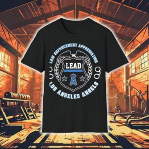 2025 Angels baseball team honors police with special t-shirt