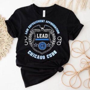 2025 Chicago Cubs tribute to police officers t-shirt