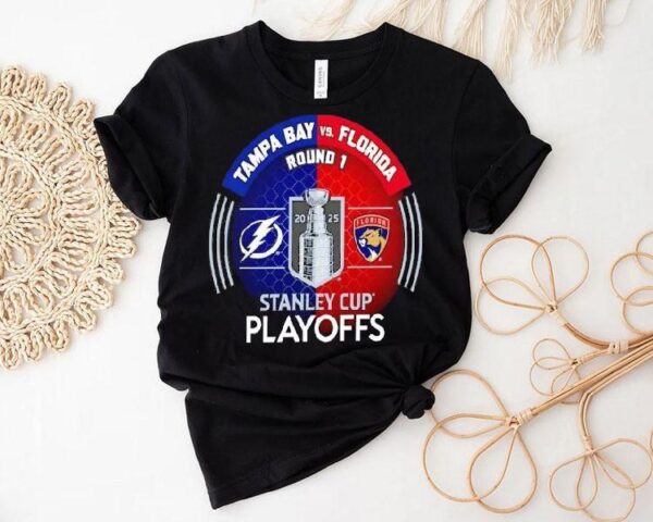 2025 Stanley Cup showdown between Lightning and Panthers t-shirt