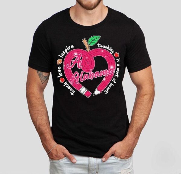 Alabama Crimson Tide honors educators with heartfelt design tshirt