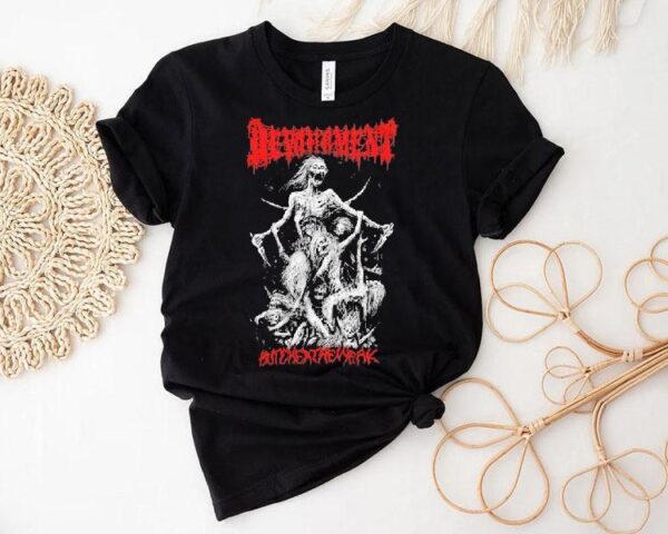 Brutal death metal fans will love this butcher the weak tshirt