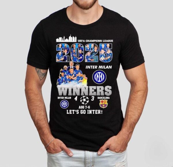 Celebrate Inter Milans 2025 Champions Victory With This Exclusive Tshirt