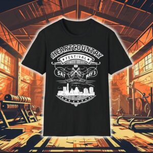 Celebrate the 2025 iHeart Country Fest with this stylish skyline t-shirt