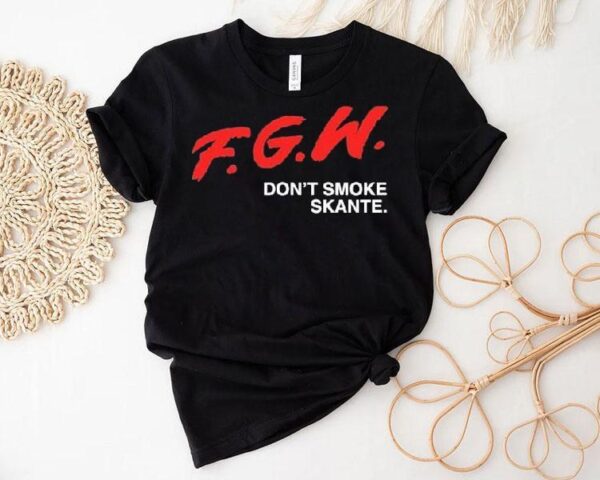 Crazy Foos Fgw Anti Smoking Design Tshirt