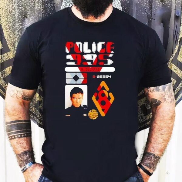 Deckards Iconic Blade Runner Look In This Cool T-shirt