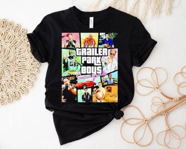 Grand Theft Auto inspired trailer park boys tshirt