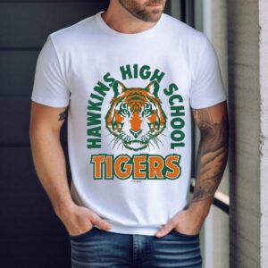 Hawkins Tigers vintage design from Stranger Things t-shirt