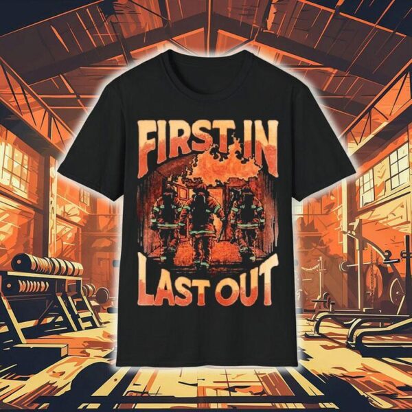 Heroic Firefighter First Responder Tshirt