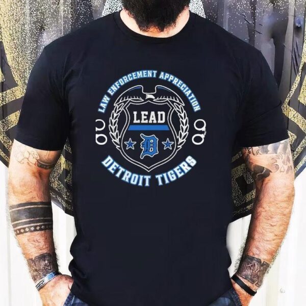 Honor cops with this special 2025 Detroit Tigers t-shirt