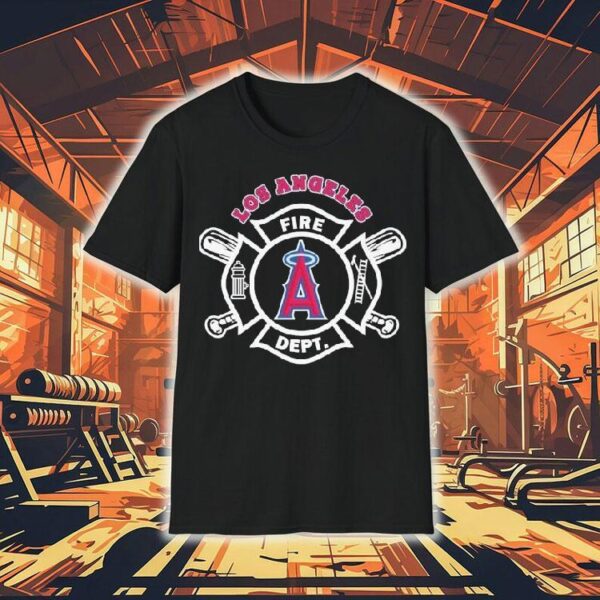 LA Angels Fire Department Crew Honors Heroes With Custom Tshirt