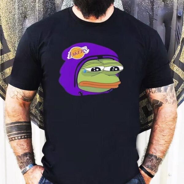 Lakers fan heartbreak in this Pepe frog t-shirt