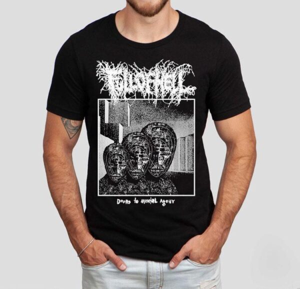 Mental anguish and despair embodied in this unique tshirt