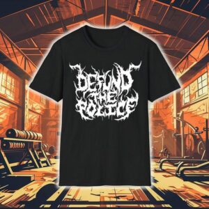 Metal design protest movement t-shirt