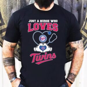 Minnesota Twins Fan Shows Team Spirit With Heart Hands T-shirt
