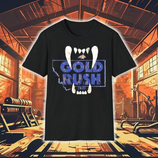 Montana Bobcats 2025 Gold Rush Edition Tshirt