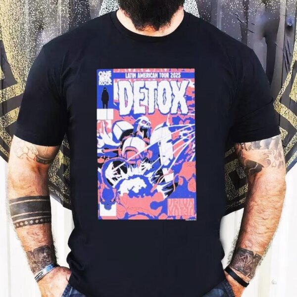 One Ok Rock 2025 Japan tour exclusive detox robot design t-shirt