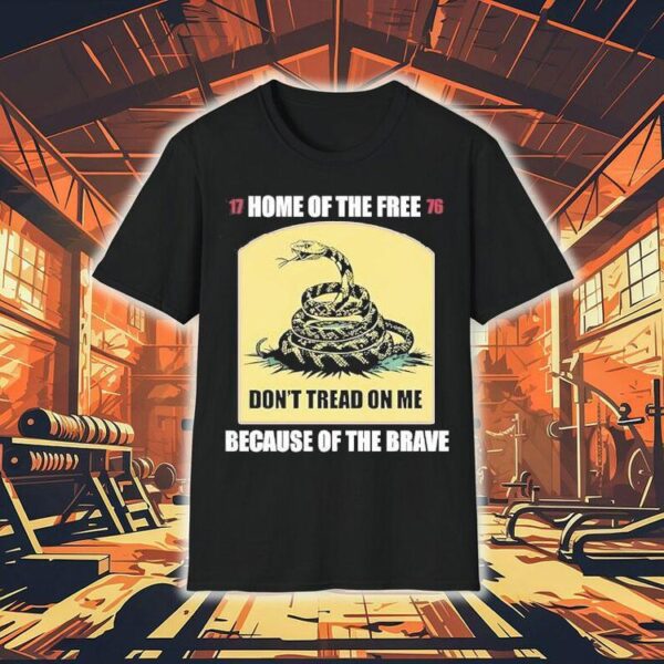 Patriotic 1776 freedom design with snake motif t-shirt
