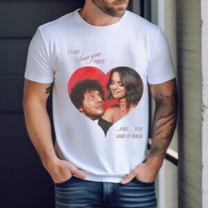 Selena Gomez recalls sweet love confession in romantic heart tshirt