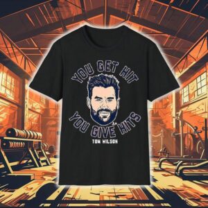 Tom Wilson tough hockey player design tshirt