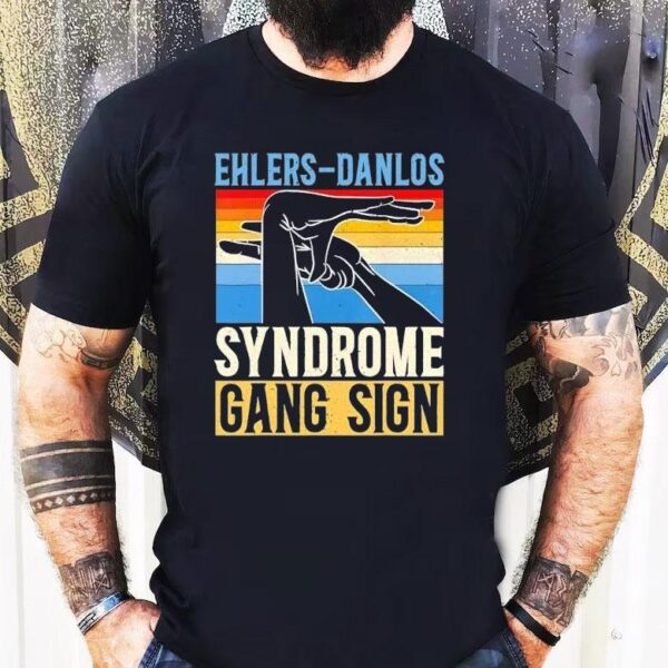 Unique hand gesture design for EDS awareness t-shirt