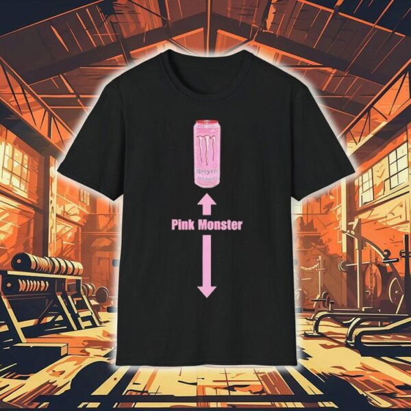 Unique pink creature design t-shirt