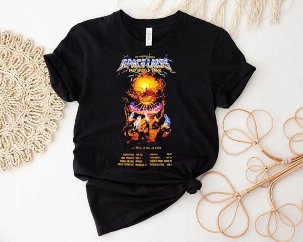 Vintage 1987 Space Laces Global Concert T-shirt