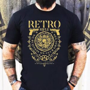 Vintage gun design inspired desert boogeyman tshirt