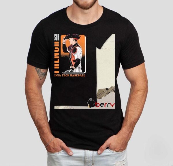 Virginia Tech Hokies baseball fan gear with Anderson French design t-shirt