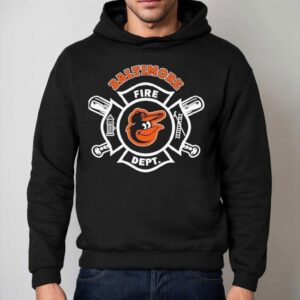 Baltimore Firefighters Honor Orioles With Custom T Hoodie
