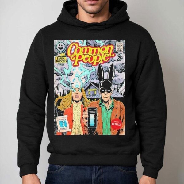 Black Mirror inspired everyday heroes comic design tshirt