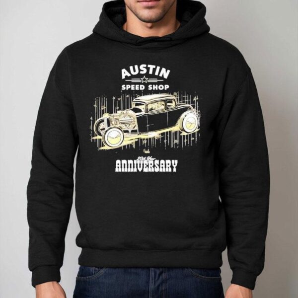 Celebrate two decades of Austin Speed Shop with this exclusive t-shirt