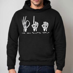 Discreet Political Statement With Anti Trump Design T Hoodie