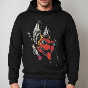 Dog Wings Design Rocks Download Festival T Hoodie