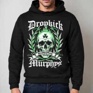 Dropkick Murphys Announce Tour With Vintage Boston Skull Design Hoodie