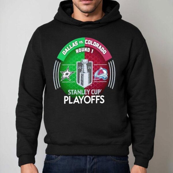 Exciting 2025 NHL playoff showdown between Dallas and Colorado t-shirt