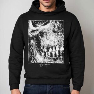 Fajar Allanda Edgy Skull Design T Hoodie
