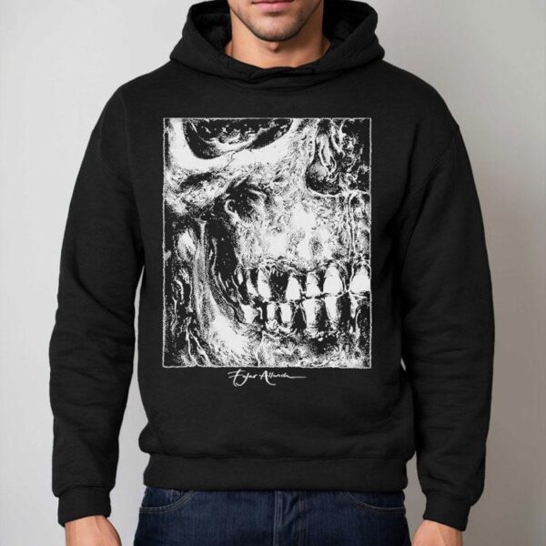 Fajar Allanda edgy skull design tshirt