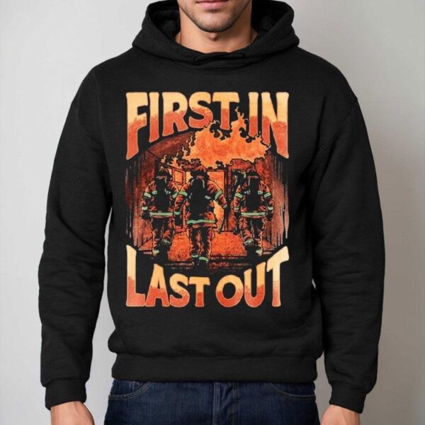Heroic Firefighter First Responder Tshirt