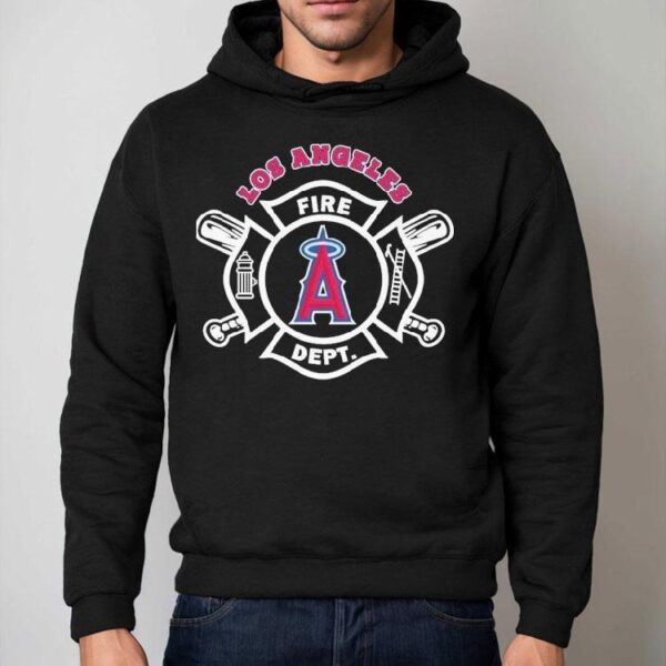 LA Angels Fire Department Crew Honors Heroes With Custom Tshirt